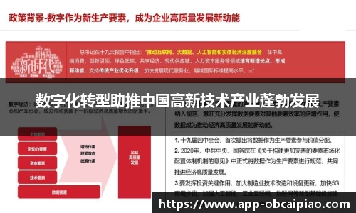 数字化转型助推中国高新技术产业蓬勃发展